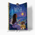 Wish 3D Printed Plush Blanket Flannel Fleece Throw Warm Gift for Kids Adults Home Office