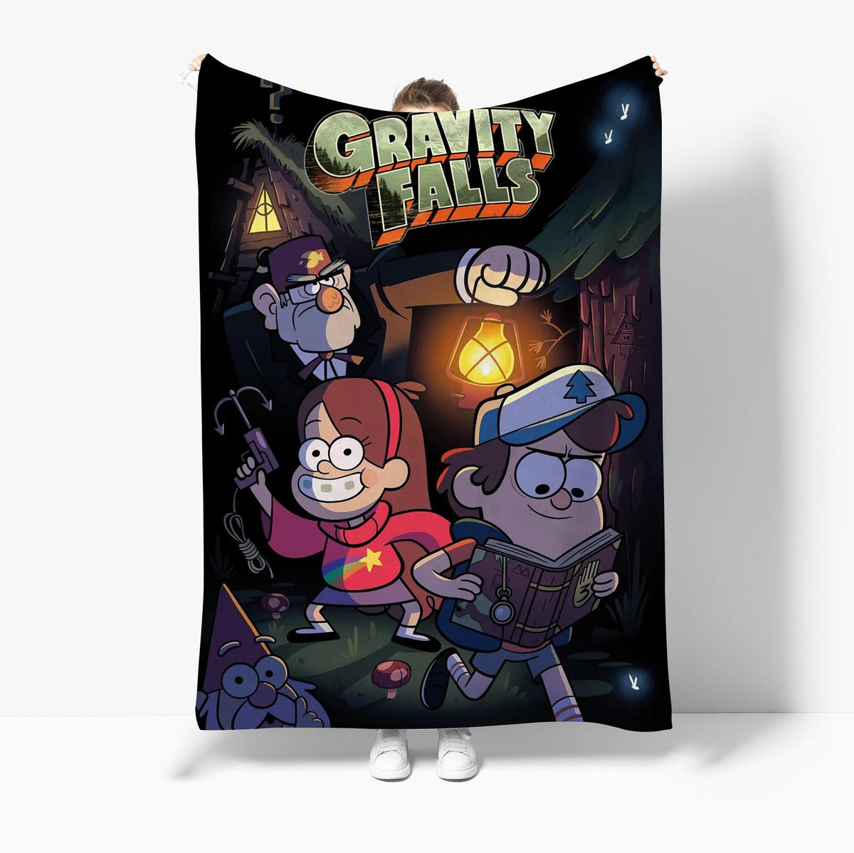 Gravity Fall #1 3D Printed Plush Blanket Flannel Fleece Throw