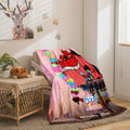 Moon Girl and Devil Dinosaur 3D Printed Plush Blanket Flannel Fleece Throw