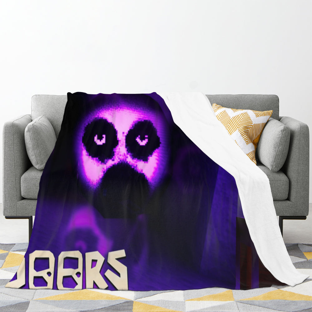 Roblox Doors 3D Printed Plush Blanket Flannel Fleece Throw