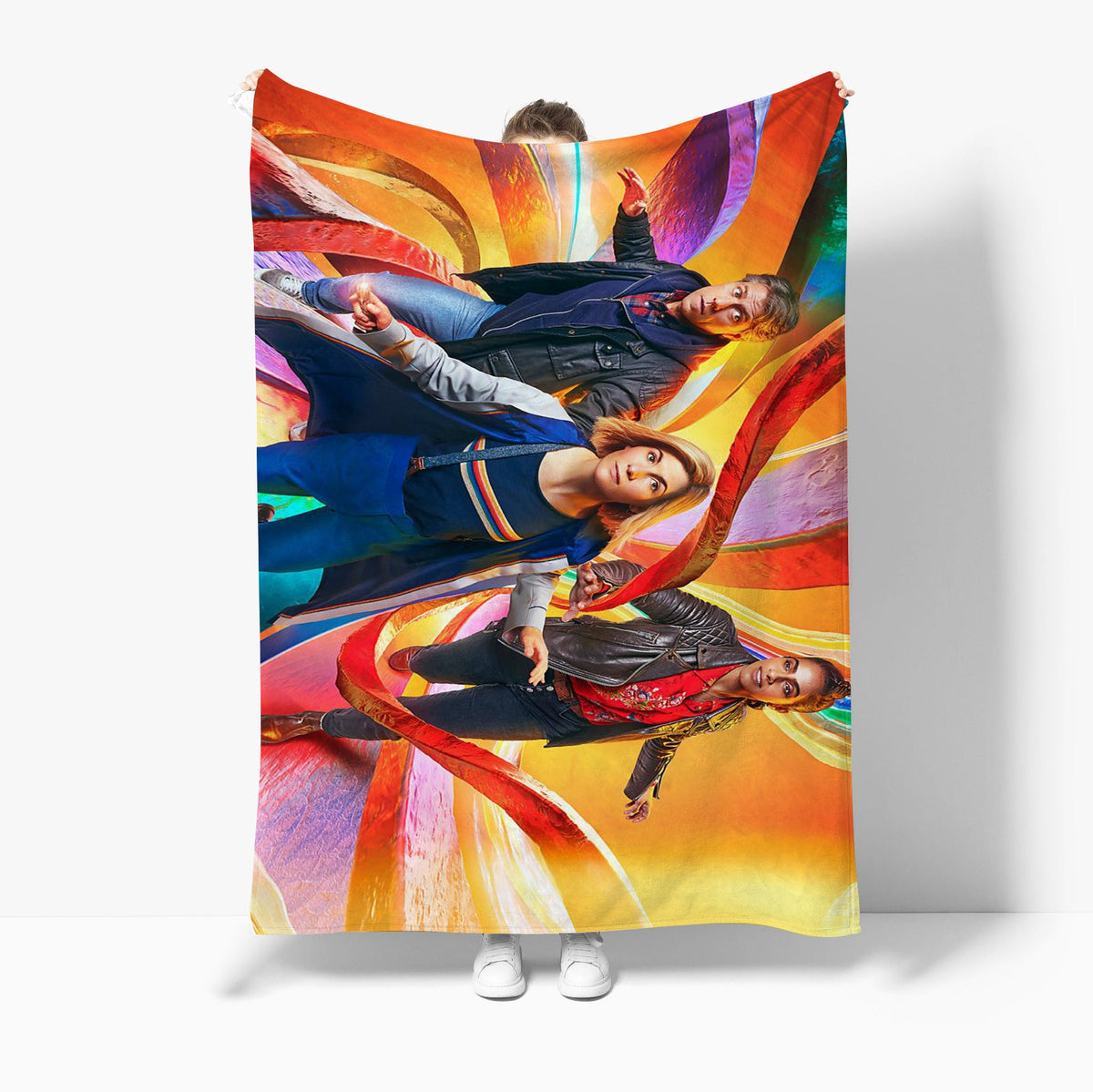 Doctor Who 3D Printed Plush Blanket Flannel Fleece Throw