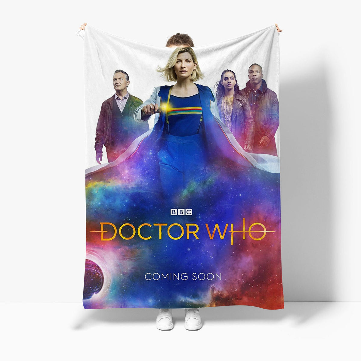 Doctor Who 3D Printed Plush Blanket Flannel Fleece Throw