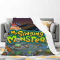 My Singing Monsters 3D Printed Plush Blanket Flannel Fleece Throw