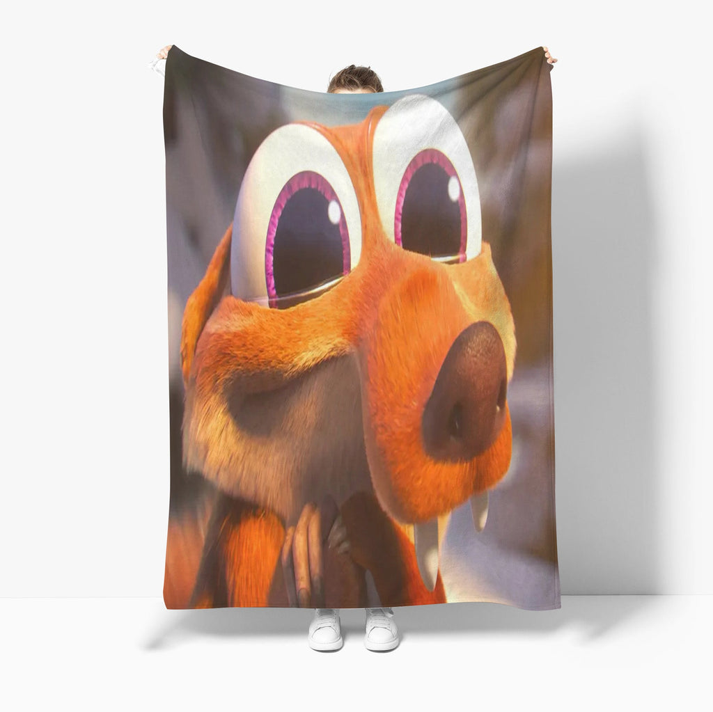 Ice Age #1 3D Printed Plush Blanket Flannel Fleece Throw