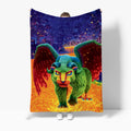 Coco 3D Printed Plush Blanket Flannel Fleece Throw
