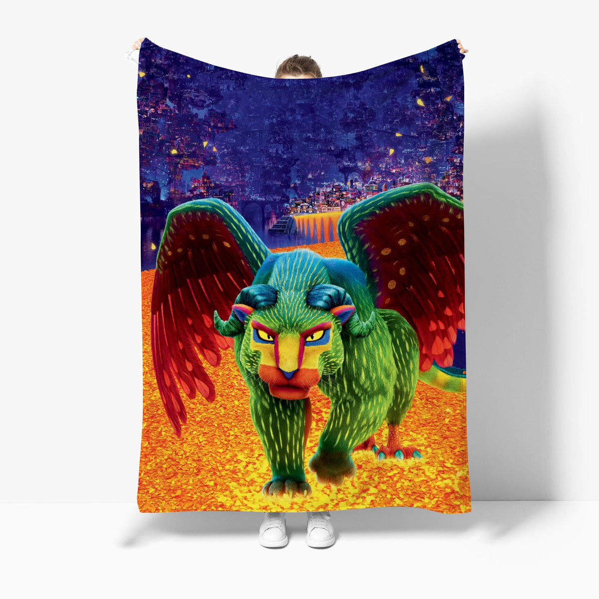 Coco 3D Printed Plush Blanket Flannel Fleece Throw