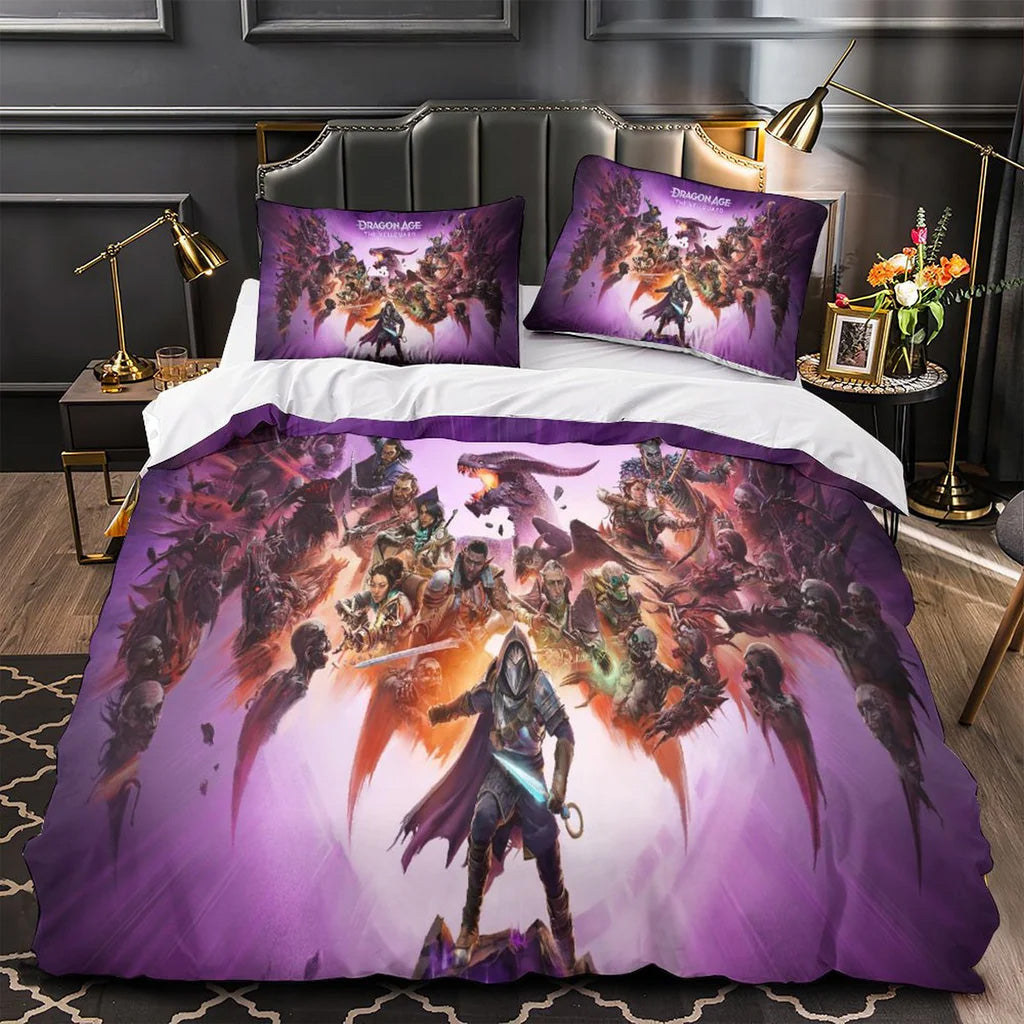 2026 NEW Dragon AgeThe Veilguard Bedding Set Quilt Duvet Covers Bedding Sets
