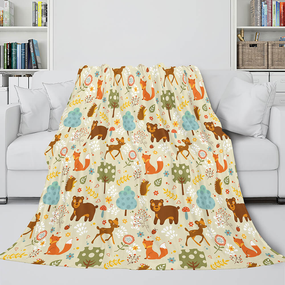 2026 NEW Cars Pattern Blanket Flannel Throw Room Decoration
