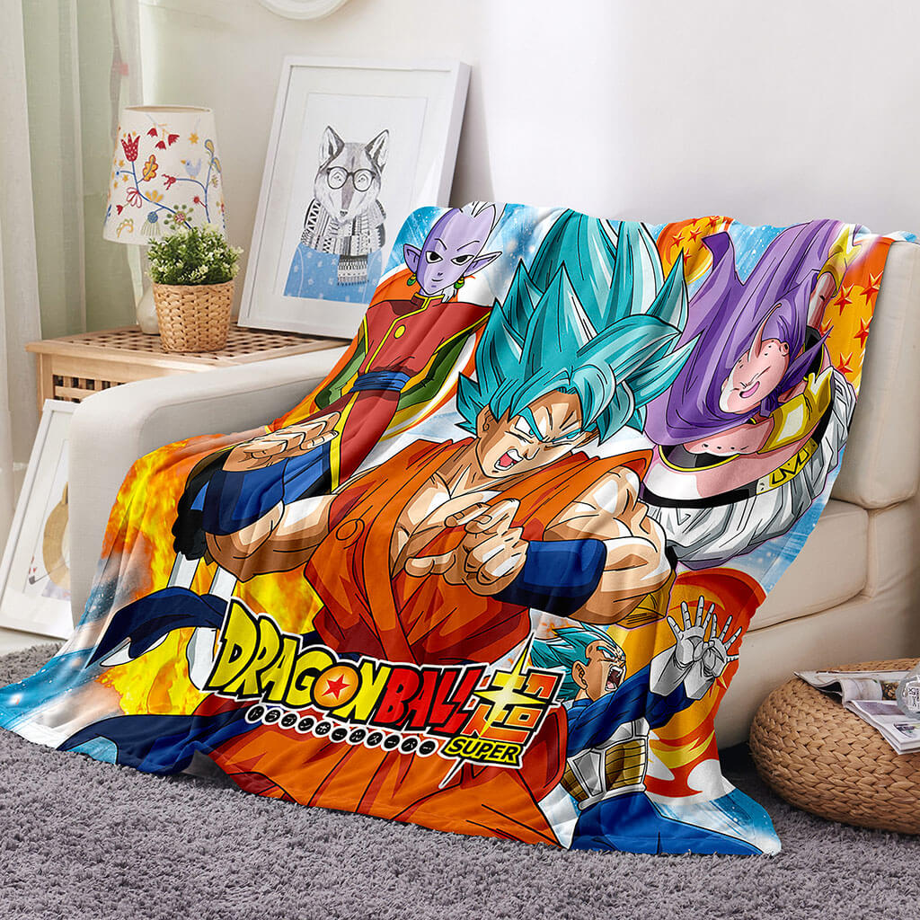 2026 NEW Anime Dragon Ball Super Blanket Flannel Throw Room Decoration