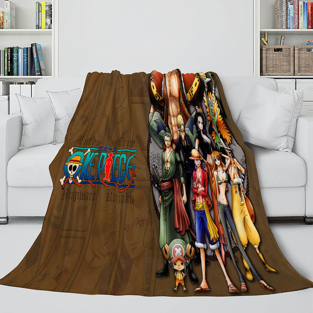 2026 NEW Anime ONE PIECE Throw Flannel Fleece Blanket Soft Cozy Bedding Sets
