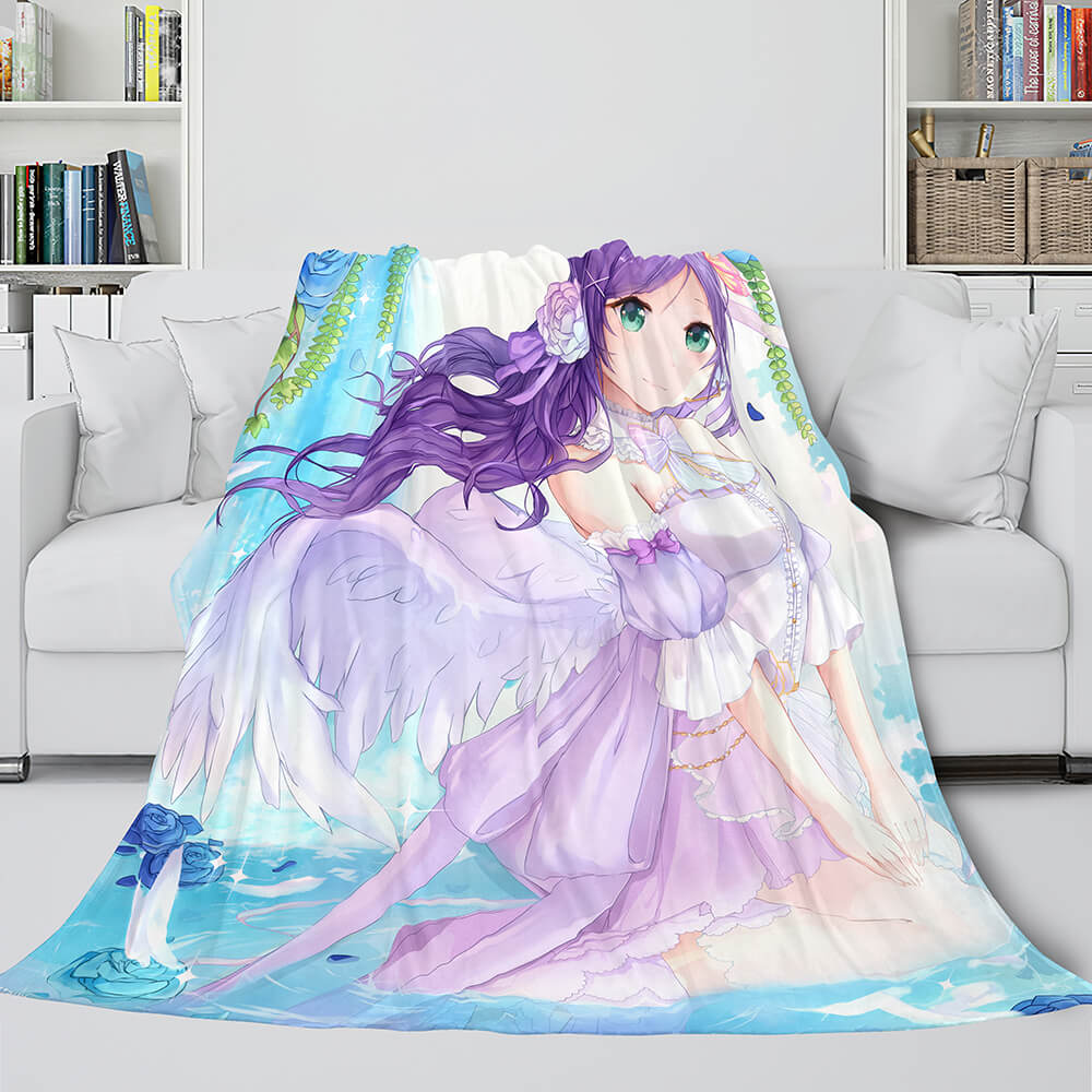 2026 NEW Anime Your Name Cosplay Flannel Blanket Throw