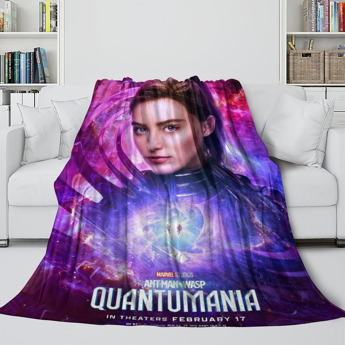2026 NEW Ant-Man and The Wasp Quantumania Blanket Flannel Fleece Throw