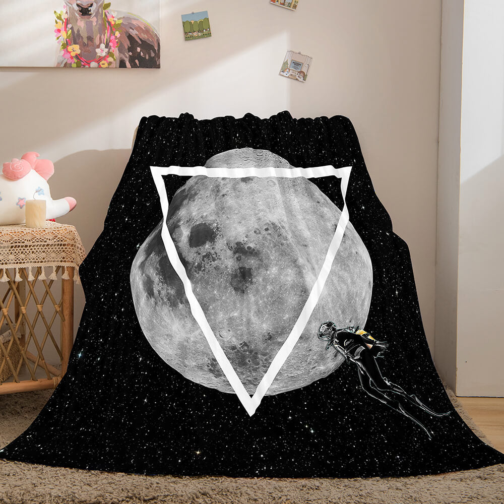 2026 NEW Astronaut Blanket Soft Flannel Blanket