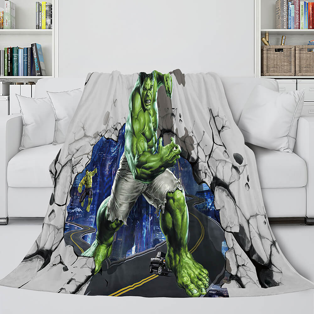 2026 NEW Avengers 4 Flannel Blanket Fleece Throw Cosplay Blanket Wrap Nap Quilt
