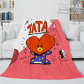 2026 NEW BT21 Cosplay Flannel Blanket Throw