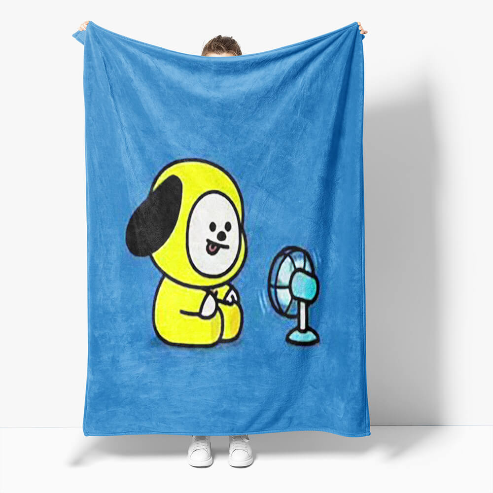 2026 NEW BT21 Flannel Fleece Throw Cosplay Blanket