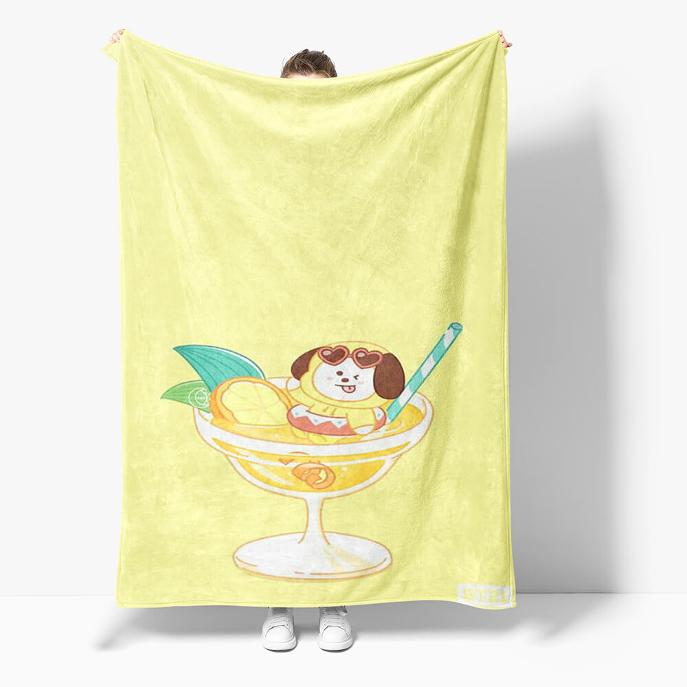 2026 NEW BT21 Flannel Fleece Throw Cosplay Blanket