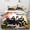 2026 NEW BTS Butter Cosplay Bedding Sets Soft Quilt Covers Without Filler