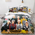 2026 NEW BTS Butter Cosplay Soft Bedding Set Quilt Cover Without Filler
