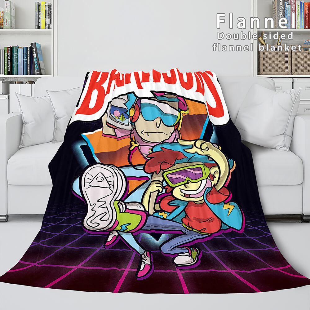 2026 NEW Rick And Morty Super Soft Flannel Fleece Blanket
