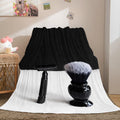 2026 NEW Black and White Flannel Fleece Throw Cosplay Blanket