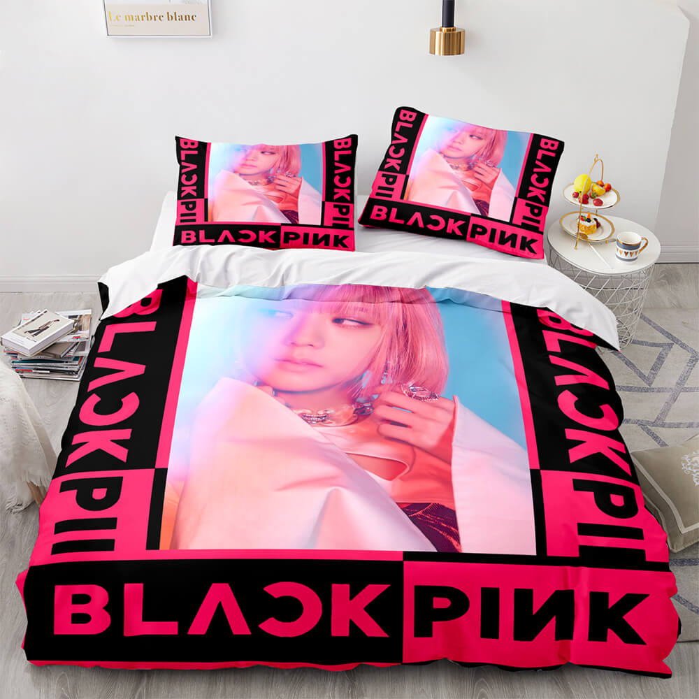 2026 NEW Blackpink Cosplay Bedding Set Quilt Covers Without Filler