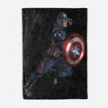 2026 NEW Captain America Iron Man Blanket Flannel Throw Room Decoration
