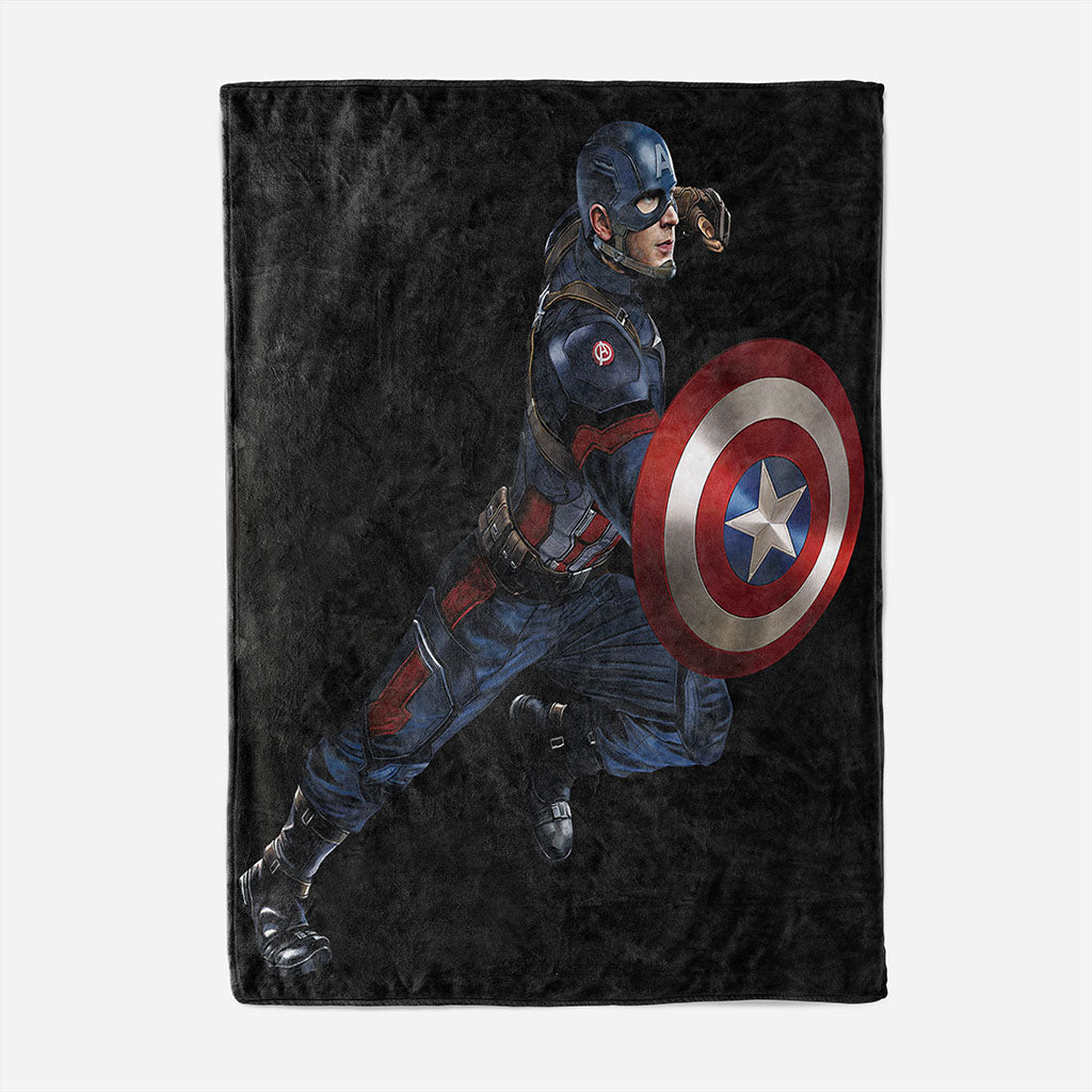 2026 NEW Captain America Iron Man Blanket Flannel Throw Room Decoration