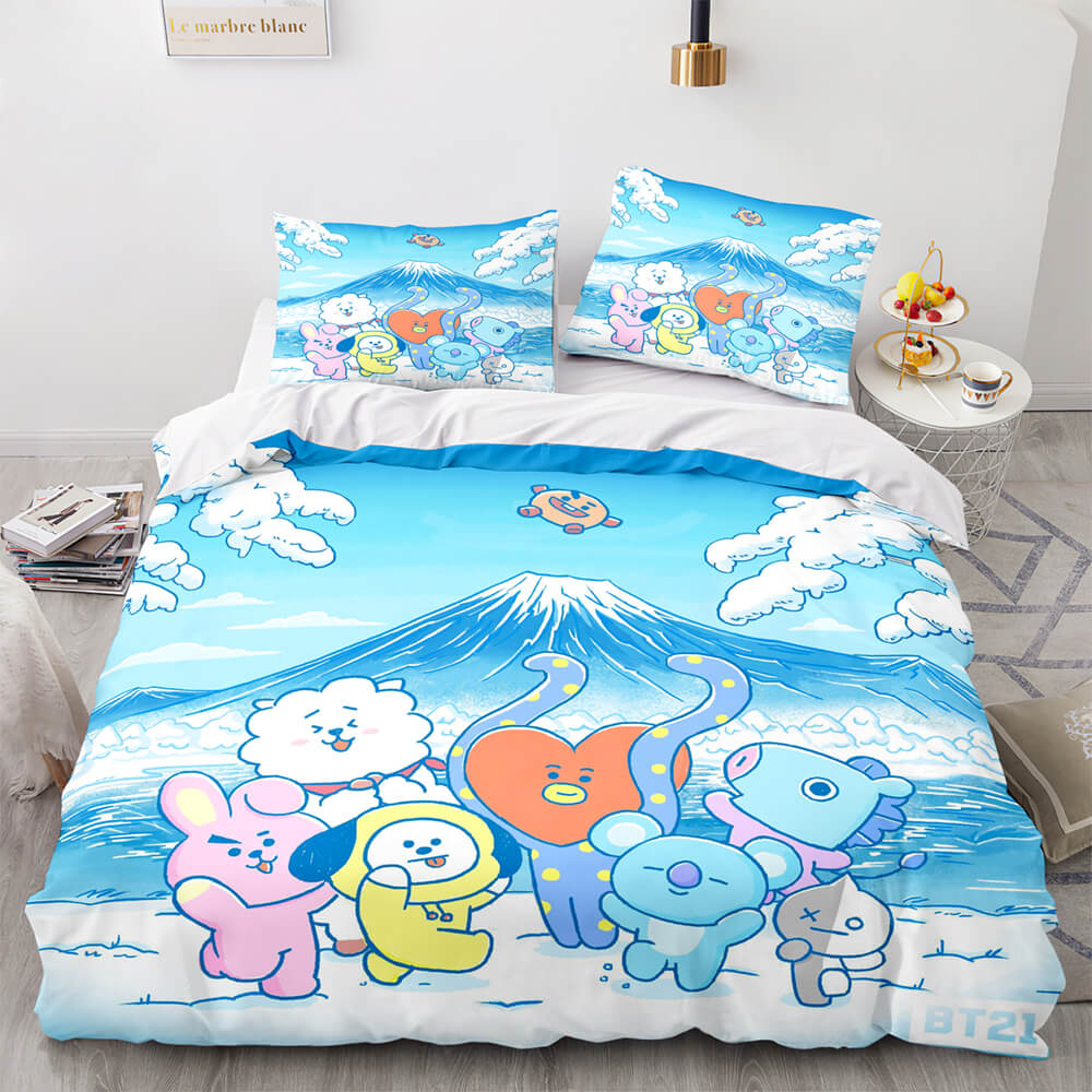 2026 NEW BT21 Cosplay Flannel Blanket Throw