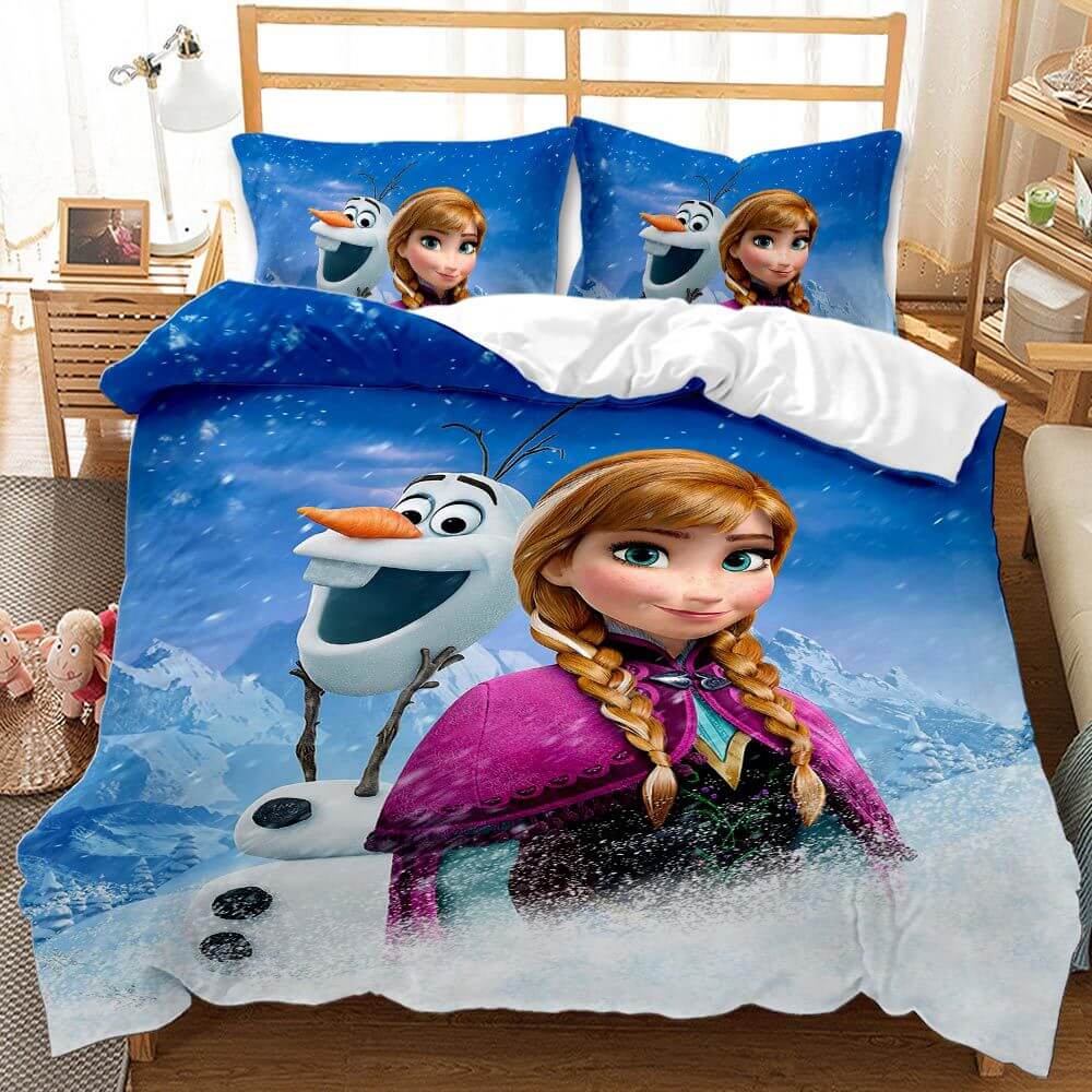2026 NEW Cartoon Frozen Cosplay Bedding Set Quilt Cover Without Filler