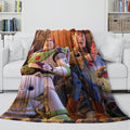 2026 NEW Cartoon Toy Story Blanket Flannel Fleece Throw Room Decoration