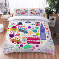 2026 NEW Cartoon Truck Bedding Set Quilt Cover Without Filler