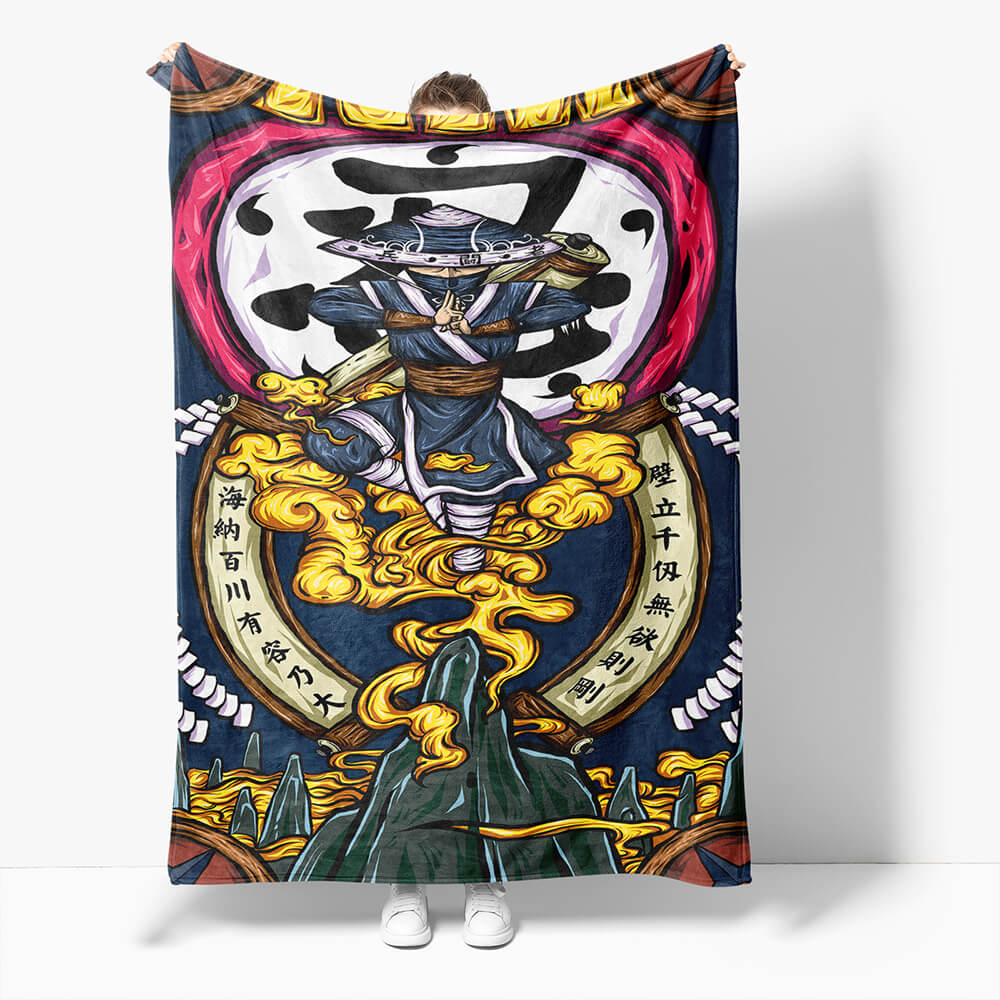 2026 NEW Chinese National Tide Elements Flannel Fleece Throw Cosplay Blanket