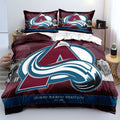 Colorado Avalanche Hockey League Duvet Cover Quilt Case Pillowcases