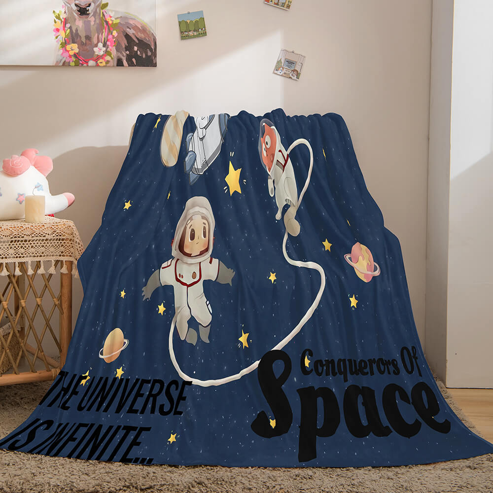 2026 NEW Conquerors Of Space Flannel Caroset Throw Cosplay Blanket