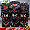 Custom Name NFL Chicago Bears Tumbler Mickey Tumbler For Couples This Valentine