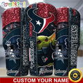 Custom Name NFL Houston Texans Tumbler Baby Yoda Tumbler For Fans