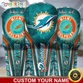 Custom Name NFL Miami Dolphins Tumbler NFL Tumbler Jersey Style For Your Loved Ones