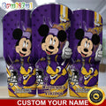 Custom Name NFL Minnesota Vikings Tumbler Mickey Mouse Tumbler For You