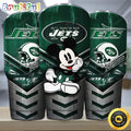 Custom Name NFL New York Jets Tumbler Mickey And Logo Nfl Tumbler