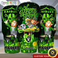 Custom Name NFL Oakland Raiders Tumbler The Saint Patricks Day Tumbler For Fans