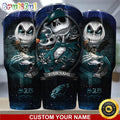 Custom Name NFL Philadelphia Eagles Tumbler Jack The Nightmare Tumbler