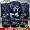 Custom Name NFL Tennessee Titans Tumbler Mickey Mouse Tumbler For Football Fans