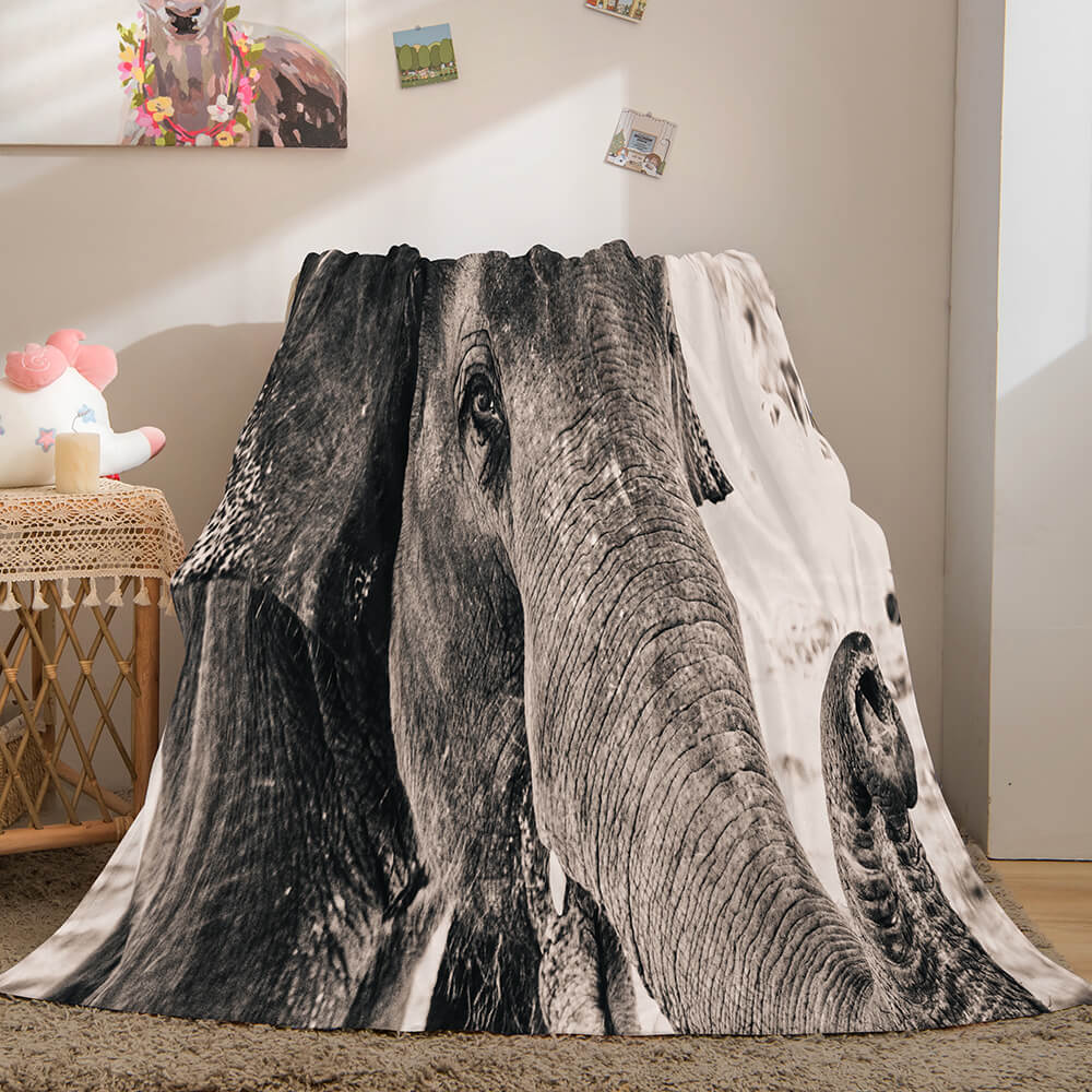 2026 NEW Cute Animals Soft Flannel Fleece Throw Cosplay Blanket