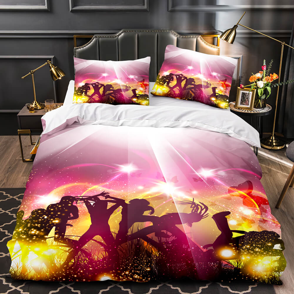 2026 NEW Dance Pattern Bedding Set Quilt Duvet Covers Bed Sets