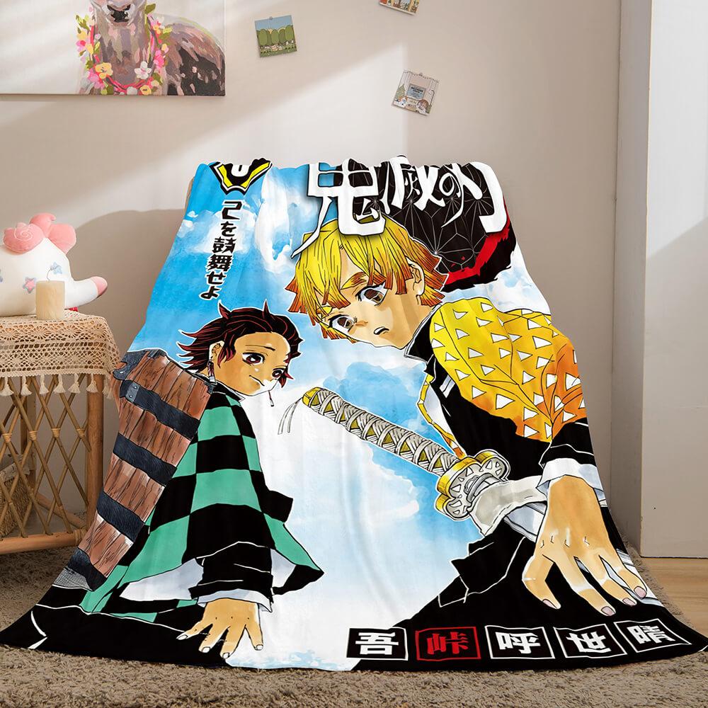 2026 NEW Demon Slayer Flannel Fleece Blanket