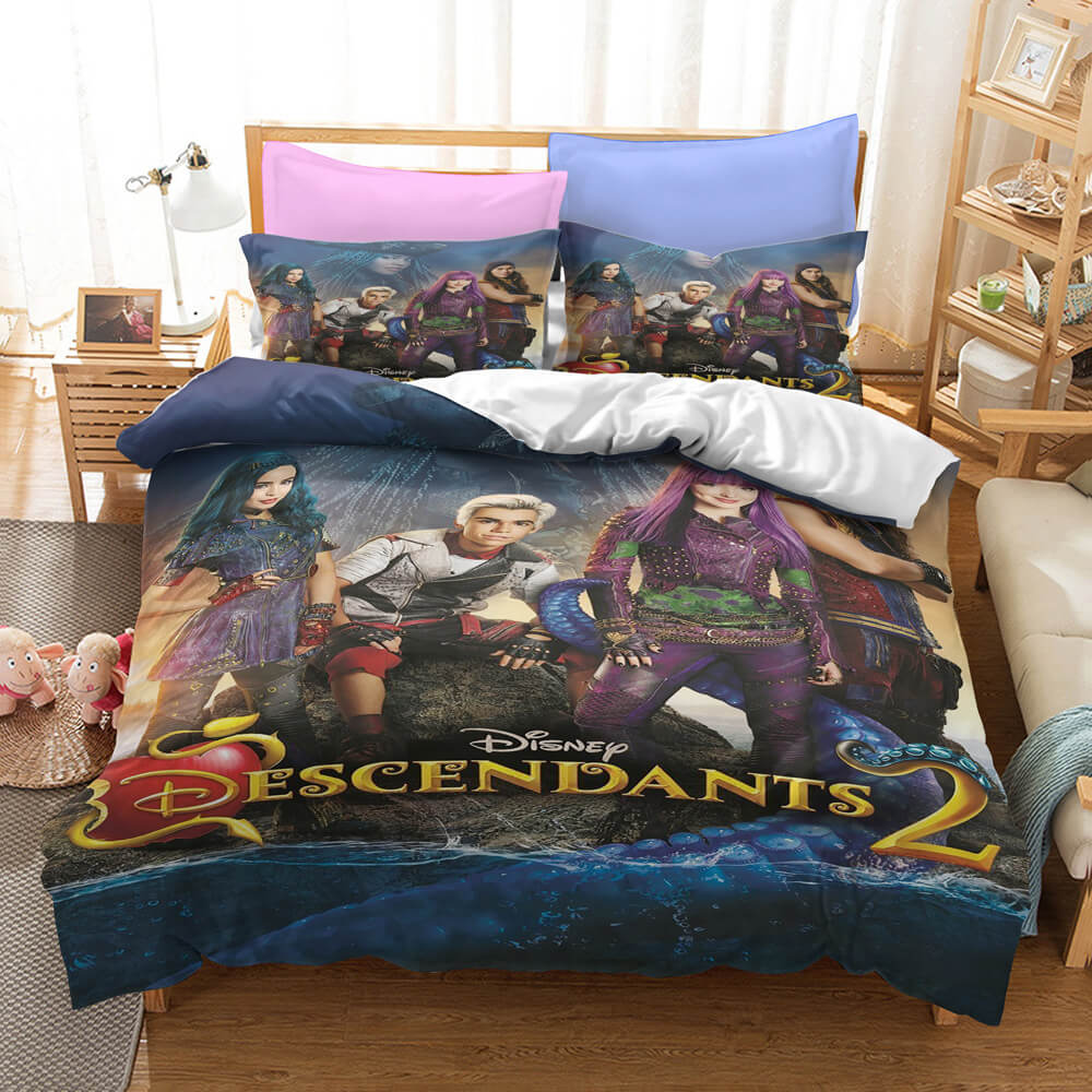 2026 NEW Descendants Bedding Set Quilt Duvet Cover Without Filler