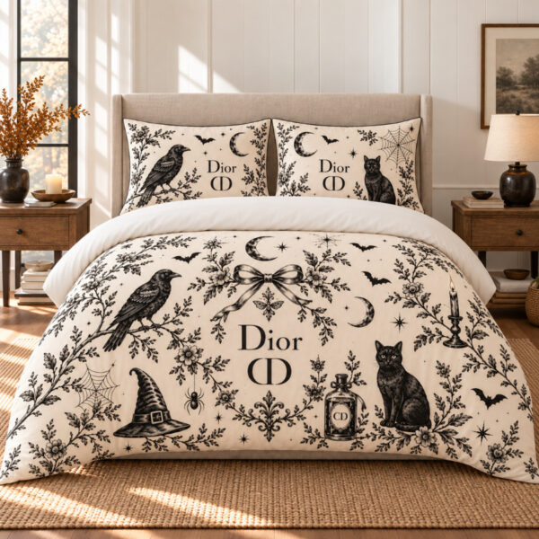 Dior Halloween Luxury Bedding Set V15
