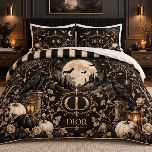 Dior Halloween Luxury Bedding Set V16