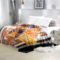 Edmonton Oilers Hockey Team Flannel Fleece Throw Blanket